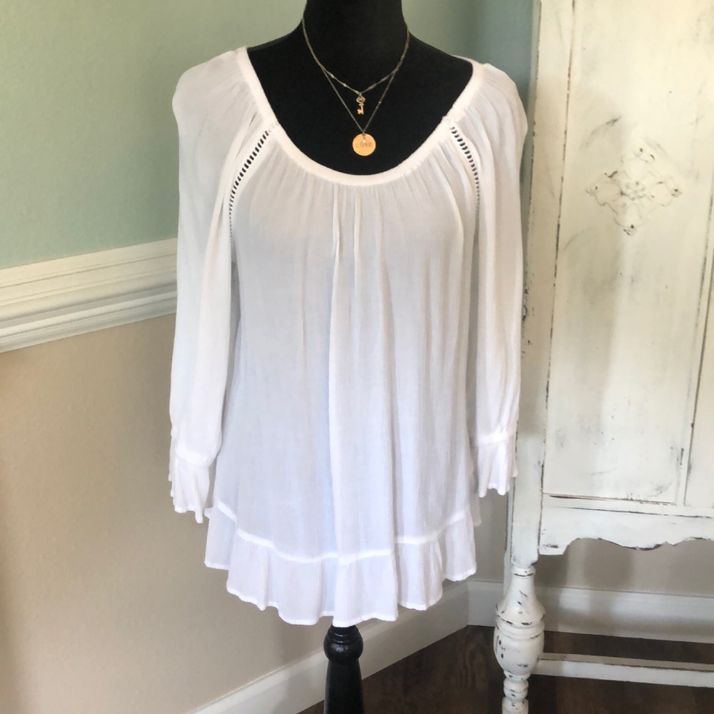 Inc white blouse